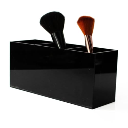 VICASKY 1Stück Kosmetikpinsel Aufbewahrungsbox mit Fächern Multifunktionale Display Box für Make Up Augenbrauenstifte und Lippenstifte Praktischer Organizer für Büro und Zuhause von VICASKY
