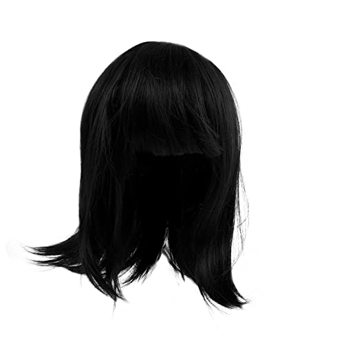 VICASKY Kurze Bob-perücke Für Frauen Und Mädchen Hitzebeständiges Seidenmaterial Stilvoll Für Alltag Cosplay Und Partys Robust Und Langlebig Hautfreundlich Und Bequem Für Bühne von VICASKY