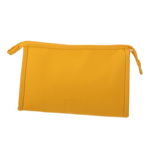 VICASKY 1Stück PU Travel Makeup Bag Small Portable Cosmetic Holder for Women Lightweight Storage Organizer with Zipper Closure for Business Trips and Daily Use von VICASKY