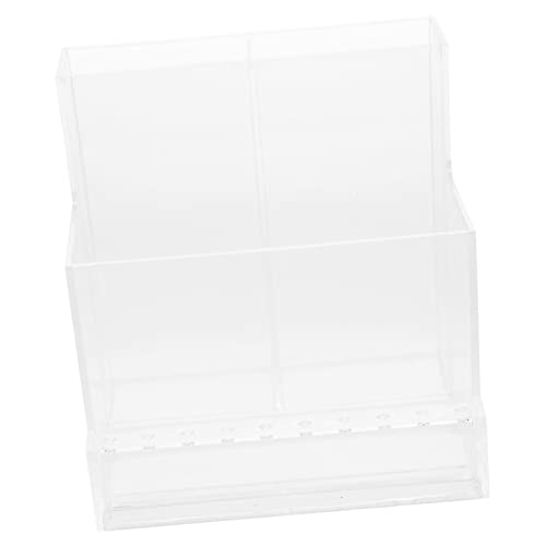 VICASKY 1Stück Polierer Organizer für Nagelkunstwerkzeuge Transparente Aufbewahrungsbox für Schleifköpfe für Maniküre und Pediküre Stabil und Leicht Perfektes von VICASKY