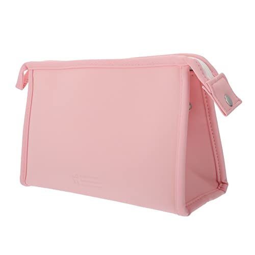 VICASKY Klein Und Praktisch Pu wasserdichte Kosmetiktasche Reise Schminktasche Für Damen Tragbarer Makeup Organizer Mit Reißverschluss Für Geschäftsreisen Und Alltag von VICASKY
