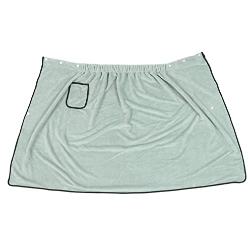 VICASKY Korallenfleece Badetuch Herren Saugfähiges Und Warmes Duschtuch Schnelltrocknend Hautfreundlich Militärgrün Für Strand Und Dusche von VICASKY