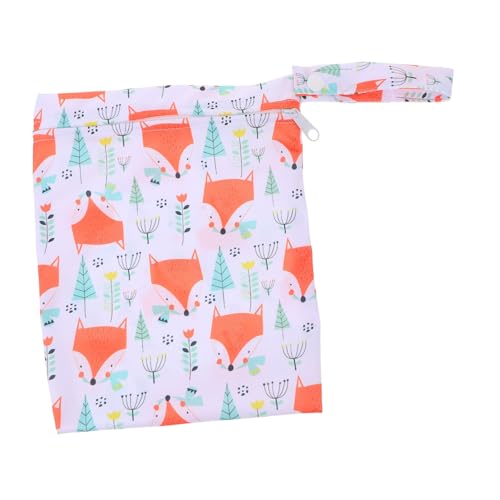 VICASKY 1stk Aufbewahrungstasche Kindergarten Wickeltasche Handtaschen-Organizer-einsätze Säuglingswindeln Babywindel-Organizer Tragetaschen-Organizer Orange Gestricktes Flaches Tuch von VICASKY