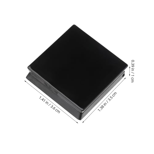 VICASKY 2 Sätze Leere Transparente Lidschatten und Lippenstift Aufbewahrungsbox Teiliges mit Schwarzen Klaren Behältern Plus Metallpaletten Praktische Kosmetik Organizer für Reisen und von VICASKY