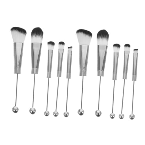 VICASKY 2 Sätze Schminkpinsel für Blush Pinsel Lidschatten Pinsel mit Metallgriff Hochwertiges Make Up Zubehör für Perfektes Make Up von VICASKY