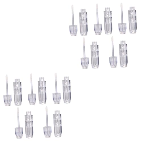 VICASKY 2 Sätze Teiliges Leere Lip Gloss Transparente DIY Behälter Für Lippenstift Für Reisen Und Persönliche Kosmetikgestaltung 5 Stück * 2 von VICASKY