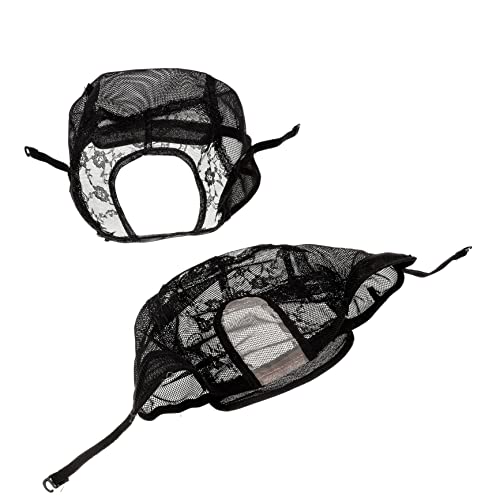 VICASKY 2 Stck U Förmige Elastische Haarnetze für Perücken Atmungsaktive Mesh Wig Caps zum Haarfixieren und Perückenherstellung Flexibel Bequem und Langlebig Geeignet für Frauen und von VICASKY