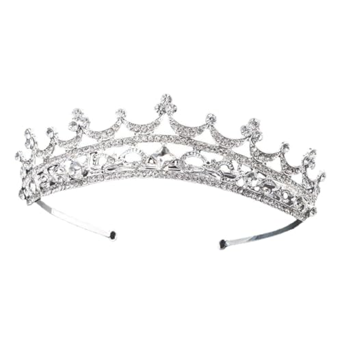 VICASKY 2 Stck. Brautkrone Tiara Haarschmuck Strass Glänzend Diadem für Hochzeit Party Damen Mädchen von VICASKY