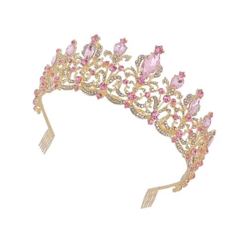VICASKY 2 Stck. Brautkrone mit Funkelnden Strasssteinen Langlebiges Design Leicht und Komfortabel für Hochzeiten und Festliche Anlässe Geeignet für Damen und Mädchen von VICASKY