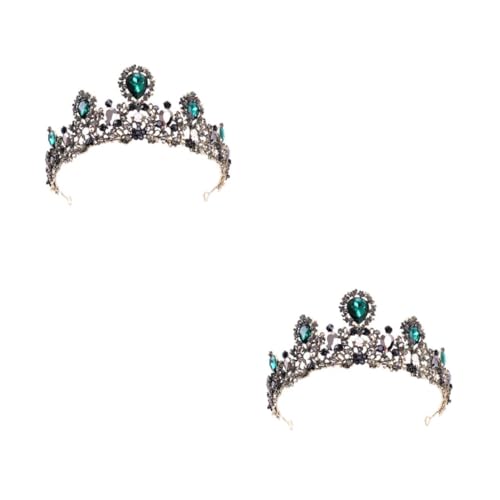 VICASKY 2 Stck. Große Barock Krone Haarschmuck für Damen Luxuriöses Vintage Diadem mit Strass Braut Tiara für Hochzeit Party Ball und Besondere Anlässe Robust und Farbintensiv VICASKY 2 Stck. Große Barock Krone Haarschmuck für Damen Luxuriöses Vintage Diadem mit Strass Braut Tiara für Hochzeit Party Ball und Besondere Anlässe Robust und Farbintensiv von VICASKY