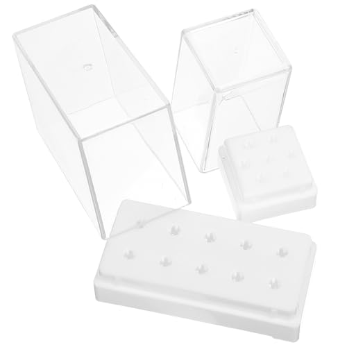 VICASKY 2stücke Bohrerständer Für Nägel Nagelbohrerständer Mehrloch-design Nagelbohrer-aufbewahrungsbox Nagelbohrer-halter Organizer Für Nagelbohrer von VICASKY