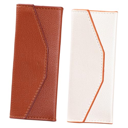 VICASKY 2 Stück Aufbewahrungsbox für Wimpernpinzetten schlank Reisen Fall Tasche Wimpernpinzetten-Organizer Wimpernpinzettenbeutel Wimpernverlängerung mit Pinzettenetui Keine Autorisierung von VICASKY