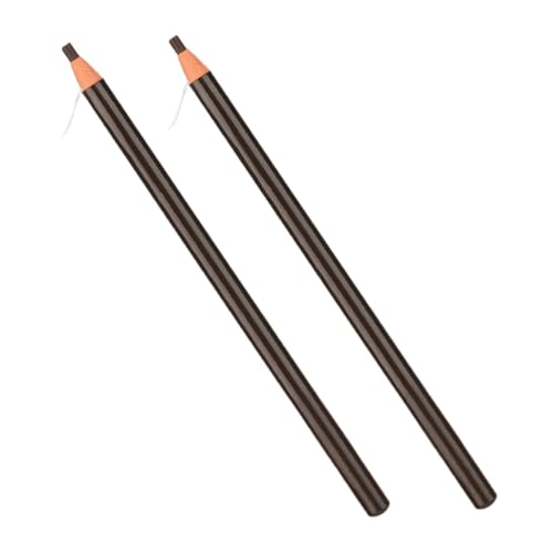VICASKY 2 Stück Wasserfester Augenbrauenstift Langlebiger Tattoo Make up Stift Schweißfester Eyeliner Für Frauen Tragbarer Augenbrauenmarker Für Microblading von VICASKY