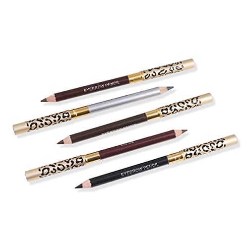 VICASKY 2 Stücke Doppelkopf Augenbrauenstift mit Pinsel Langanhaltend Natürliche Farbe für Augenbrauen Make Up Professionell für Hauttypen von VICASKY