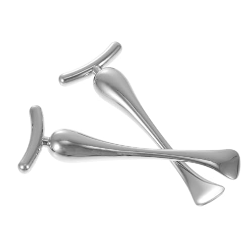 VICASKY 2stücke Augencreme Massage Sticks Aus Metall Legierung Hautschonende Applicatoren Für Augenpflege Kühlende Wirkung Effektiv Gegen Falten Und Augenringe Für Frauen Und Studenten von VICASKY