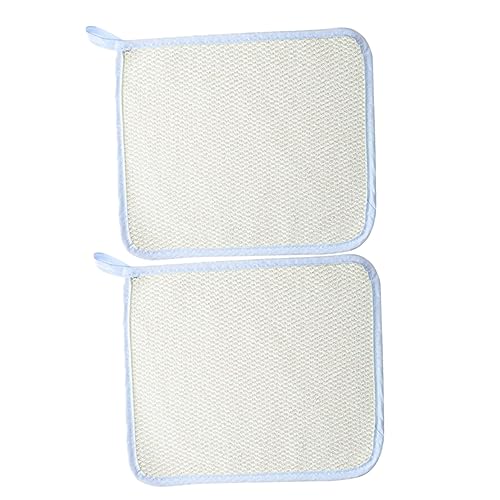 VICASKY 2 Stück Bubble Face -Waschkleid Gesichtswäscher Gesichtstuch abgestorbenes Hauttuch entfernen Gesicht schrubben Badetuch Beige von VICASKY