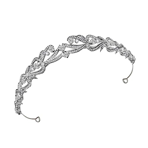 VICASKY 2 Stück Delikate Braut Tiara aus Langlebiger Legierung mit Funkelnden Strasssteinen Eleganter Haarkranz für Hochzeit Abschlussball Festliche Anlässe Geeignet für Damen und Mädchen von VICASKY