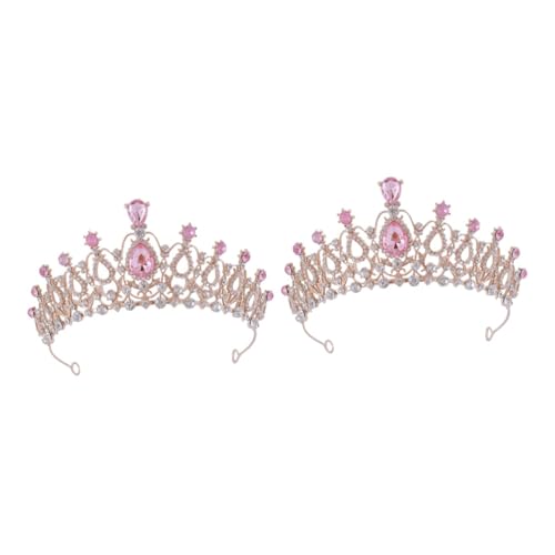 VICASKY 2 Stück Diadem Krone mit Funkelnden Strasssteinen Leichtes Hochzeit Haarschmuck Accessoire für Blumenmädchen Geburtstagskrone und Party Tiara für Festliche Anlässe VICASKY 2 Stück Diadem Krone mit Funkelnden Strasssteinen Leichtes Hochzeit Haarschmuck Accessoire für Blumenmädchen Geburtstagskrone und Party Tiara für Festliche Anlässe von VICASKY