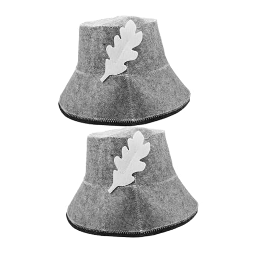 VICASKY 2stücke Filz Sauna Hut Wasser Saugfähige Sauna Hüte Leichte Atmungsaktive Badezimmer Duschhüte Für Damen Haushalt Spa Schutz von VICASKY