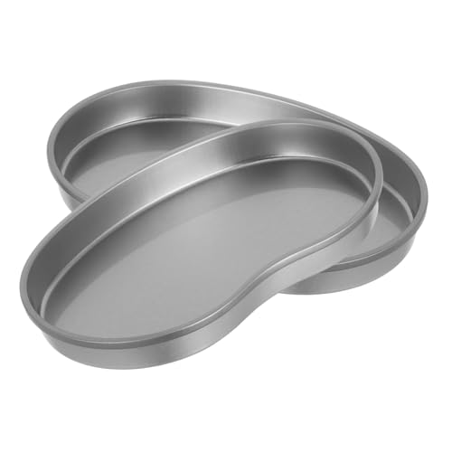 VICASKY 2 Stück Edelstahl-aufbewahrungsschale Für Nagelkunstwerkzeuge, Schmuckschale, Make-up-organizer, Kosmetiktablett Aus Metall Für Salon Und Badezimmer, Mehrzweckschale von VICASKY