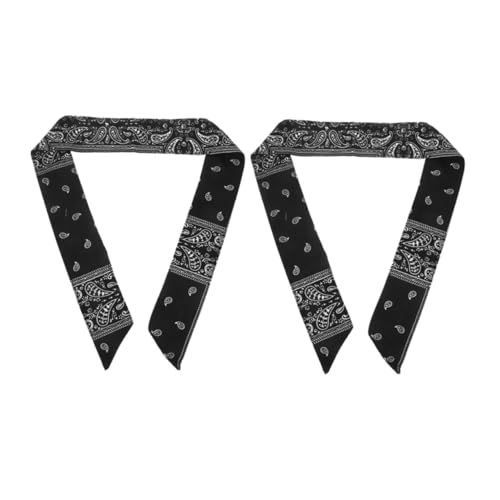 VICASKY 2stücke Haarschal Stirnband Für Erwachsene Rotes Piraten Kopftuch Vielseitig Einsetzbar Als Stirnband-schal Für Verschiedene Anlässe von VICASKY