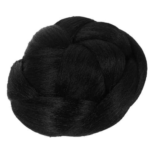 VICASKY 2 Stück Geflochtener Chignon Haarteil Kunsthaar Dutt Verlängerung für Damen Voluminös Langlebig Passend für Kurze Haare Einfache Anwendung für Hochsteitsfeier und Alltag von VICASKY