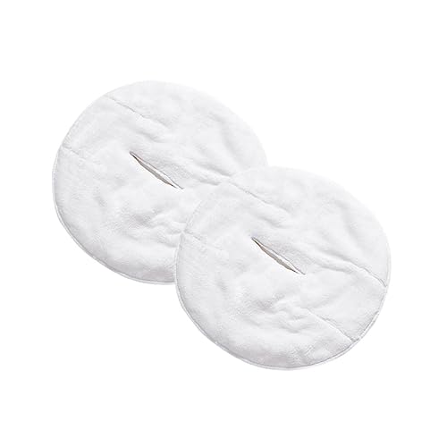 VICASKY 2 Stück Gesichtstuch handtücher Gesichts-Schönheitstuch gesichtspflege tuch Gesichtspflegetuch Gesichtspflegetücher kaltes Kompressentuch Gesichtsmaske Handtuch Korallenvlies Weiß von VICASKY