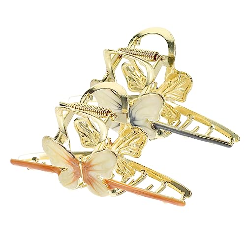 VICASKY 2 Stück Große Haarklammer Schmetterlings Haarspangen für Langes Haar Rutschfest und Langlebig für Damen Besondere Anlässe von VICASKY