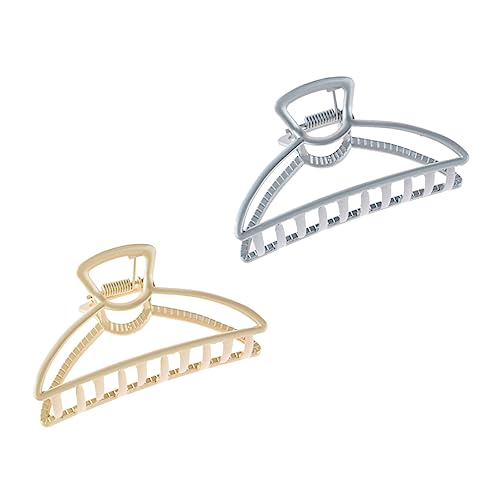 VICASKY 2 Stück Große Haarklammern aus Legierung Vintage Haarspangen mit Design Rutschfeste Klammern für Dickes und Dünnes Haar Geeignet für Damen bei Kosmetik Kochen Bad Alltag von VICASKY