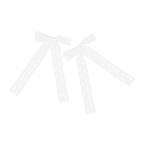 VICASKY 2stücke Haar-clip Mit Schleife Und Spitze-streamer-design Für Damen-haaraccessoires Sicherer Clip-halter Geeignet Für Verschiedene Anlässe von VICASKY