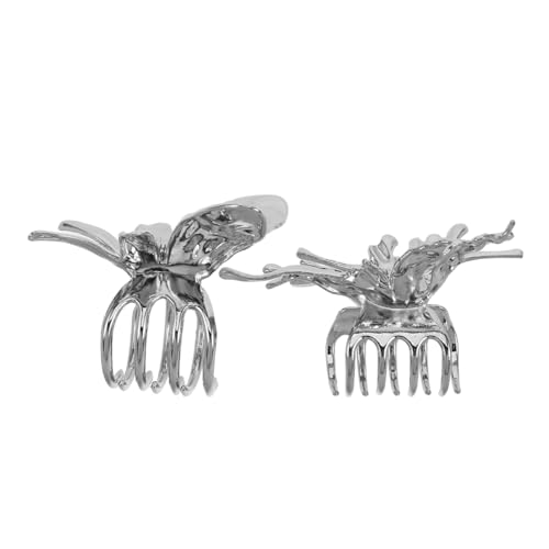VICASKY 2 Stück Haarschmuck für Damen süße Haarspangen Haarklammern zum Styling Haarspangen für Mädchen Legierung Silber von VICASKY