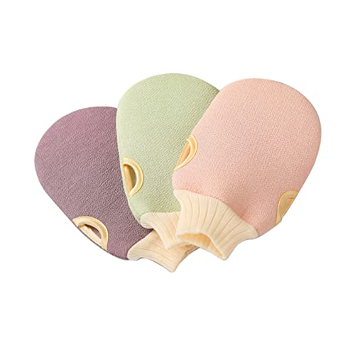 VICASKY 2 Stück Handschuhe schrubben sauber Peelinghandschuhe Handtuch Peelende Handschuhe Peeling-Handschuh handtücher Handschuh-Peeling für den Körper Badehandschuhe für Duschpeeling von VICASKY