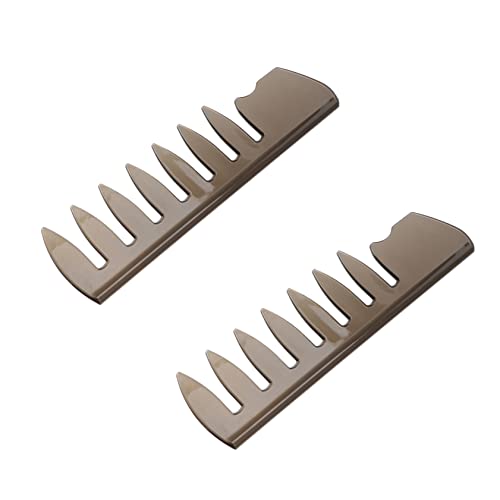 VICASKY 2 Stück Herren Haarkamm Teiliges Styling Zubehör für Friseure Langlebig und Antistatisch für Gerade und Lockige Haare Verbessert die Haarstruktur und Sorgt für Angenehmes Styling von VICASKY
