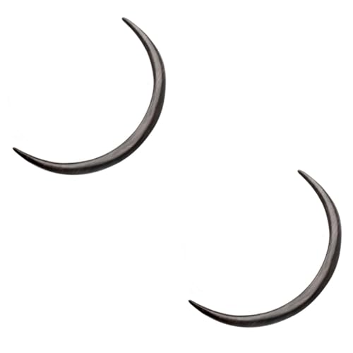 VICASKY 2 Stück Holz Haarnadel Mondform Handgeschnitzter Haarstab Retro Haarschmuck für Frauen Mädchen Haarknoten Accessoire Geeignet für Party Hochzeit Alltag von VICASKY