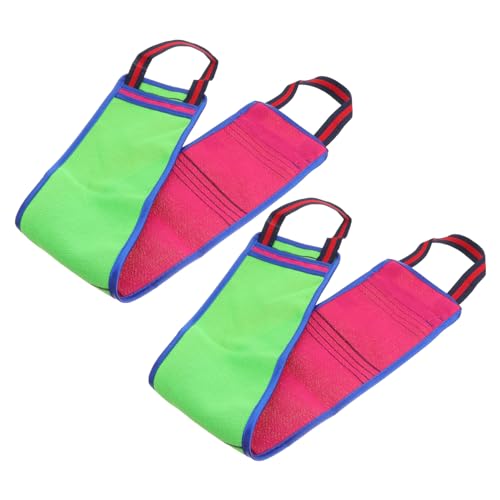 VICASKY 2 Stück Langlebige Peeling Badetücher für Körperreinigung Exfolierende Duschhandtücher für Einfache Anwendung für Männer und Hautfreundliches Material Vielseitig Zufällige Farbe von VICASKY