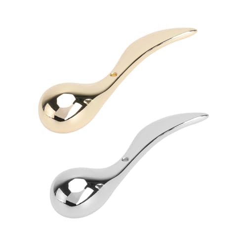 VICASKY 2 Stück Mini Kosmetikspatel für Gesichtspflege Wiederverwendbare Creme Löffel aus Hochwertigem Material für Lotionen und Essenzen Kompakt und Tragbar zur Minderung von Falten von VICASKY