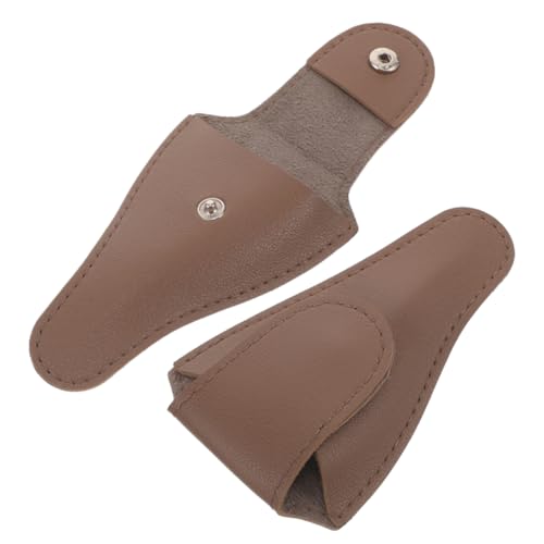 VICASKY 2 Stück Nagelhautscheren-etui Aus -leder, Nagelzangen-abdeckung, Hülse, Nagelscheren-organizer, Scherenbeutel-halter, Nagelscheren-aufbewahrungshalter von VICASKY