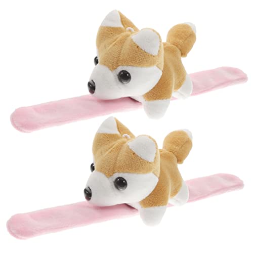 VICASKY 2 Stück Papp Armband für Weiches und Robustes Partys und Farbenfrohe Slap Bänder für Kleine Welpen von VICASKY