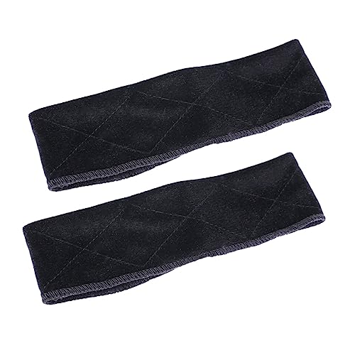 VICASKY 2 Stück Perücke Mesh-abdeckung Haarband Stirnband Spitze Patch Elastisch Bands Zubehör Griff Perückenbefestigungsband Mesh-perücke Kopfbedeckung Schwarz von VICASKY