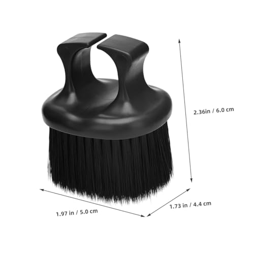 VICASKY 2 Stück Praktische Portable Bart Haarreinigungsbürste mit Knöchelgriff Leicht Komfortabel für Herren Bartpflege für Friseure und Unterwegs Geschenkidee für Männer von VICASKY