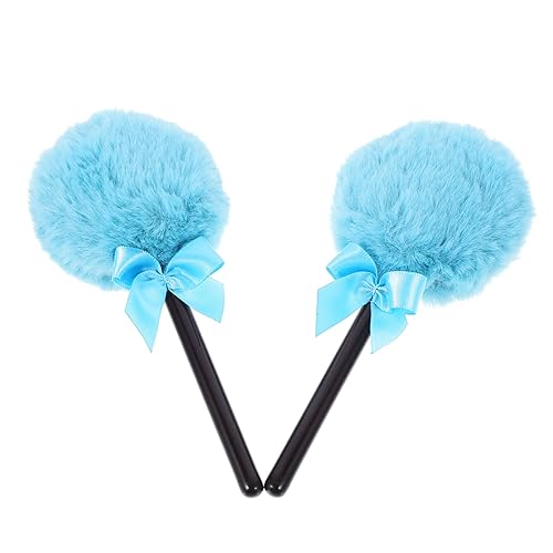 VICASKY 2 Stück Puderquaste Gesicht für Puste machen loses Pulver Kissen Mineral bescherung weihnachten make up face powder Make-up-Puder Pulverpuffs Lutscher-Make-up-Puff lange Haare Blue VICASKY 2 Stück Puderquaste Gesicht für Puste machen loses Pulver Kissen Mineral bescherung weihnachten make up face powder Make-up-Puder Pulverpuffs Lutscher-Make-up-Puff lange Haare Blue von VICASKY