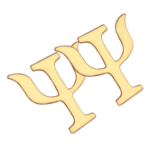 VICASKY 2 Stück Retro Psychologie Broschen Pins Symbol Anstecker für Männer und Frauen Legierung Dekorative Nadeln für Kleidung Hüte und Pullover Kreative Accessoires von VICASKY