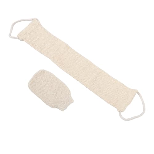 VICASKY 2 Stück Rücken Und Badehandschuhe Peelinghandschuh Luffa Peeling Körperschrubber Rückenschrubber Handtuch Peeling Waschlappen Peeling Handschuh Handpeeling Peeling von VICASKY