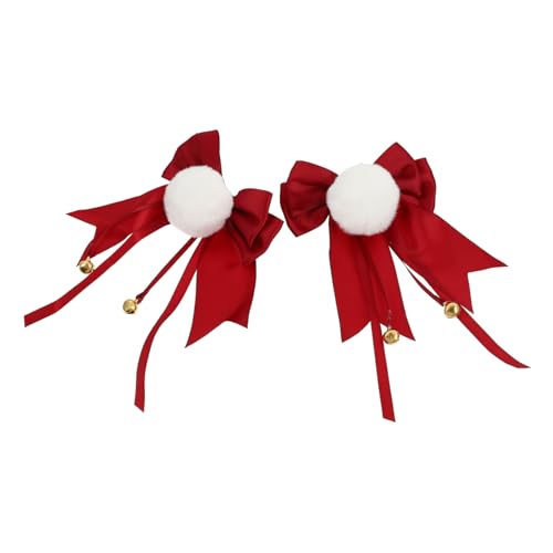 VICASKY 2 Stück Schleifen Haarnadel Schmetterlings Clips Haarspange Schleife Styling Damen Mädchen Satin Haarspange Süße Haarschleifen Haarspange Mit Samtschleife Kleines von VICASKY