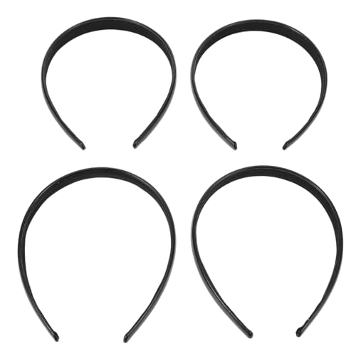 VICASKY 2 Stück Schwarze Haarbänder für Frauen und Mädchen Weiche Bequeme und Flexible Haarreifen Minimalistisches Design Vielseitig Einsetzbar für Alltag und Besondere Anlässe von VICASKY