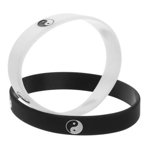 VICASKY 2 Stück Tai Chi Silikonarmbänder Sportlich Street Dance Stil Partner Armband Für Herren Damen Vielseitig Passend Für Fitness Outdoor Alltag VICASKY 2 Stück Tai Chi Silikonarmbänder Sportlich Street Dance Stil Partner Armband Für Herren Damen Vielseitig Passend Für Fitness Outdoor Alltag von VICASKY