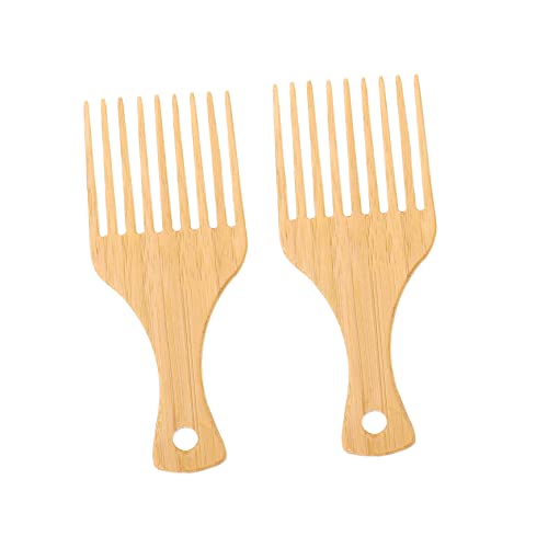 VICASKY 2 Stück Teiliges Breitzinkiger Bambus Haarkämme für Männer Langlebig Geruchsfrei Multifunktional für Locken und Fettige Kopfhaut Styling Tool für Tägliche Anwendung VICASKY 2 Stück Teiliges Breitzinkiger Bambus Haarkämme für Männer Langlebig Geruchsfrei Multifunktional für Locken und Fettige Kopfhaut Styling Tool für Tägliche Anwendung von VICASKY