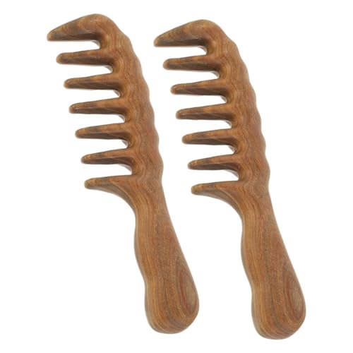 VICASKY 2 Stück Teiliges Holz Kopfhaut Massagekamm aus Grünem und Violettem Sandelholz Breitzahnig Tragbar für Damen Ergonomisches Scalp Gua Sha Tool für Entspannung und VICASKY 2 Stück Teiliges Holz Kopfhaut Massagekamm aus Grünem und Violettem Sandelholz Breitzahnig Tragbar für Damen Ergonomisches Scalp Gua Sha Tool für Entspannung und von VICASKY