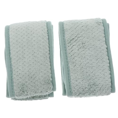 VICASKY 2 Stück Teiliges Stirnband Damen Waschgesicht Haarband mit Starkem Wasserabsorptionsvermögen Verstellbares Makeup Headband für Dusche Spa und Gesichtsreinigung Leichtes Bequemes von VICASKY