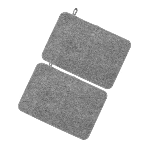 VICASKY 2 Stück Verdicktes Isolierpad Kissen Nonslip Bodenmatte Aus Filz Wärmeisolierung Matte Dampfbadzubehör Beheizte Badematte Saunamatte Aus Filz Saugfähig Gefühlt Grey VICASKY 2 Stück Verdicktes Isolierpad Kissen Nonslip Bodenmatte Aus Filz Wärmeisolierung Matte Dampfbadzubehör Beheizte Badematte Saunamatte Aus Filz Saugfähig Gefühlt Grey von VICASKY